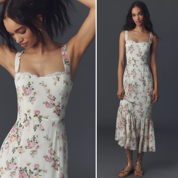 Anthropologie Dresses & Skirts - NWT Anthropologie Reformation Irisa Floral Trumpet Dress